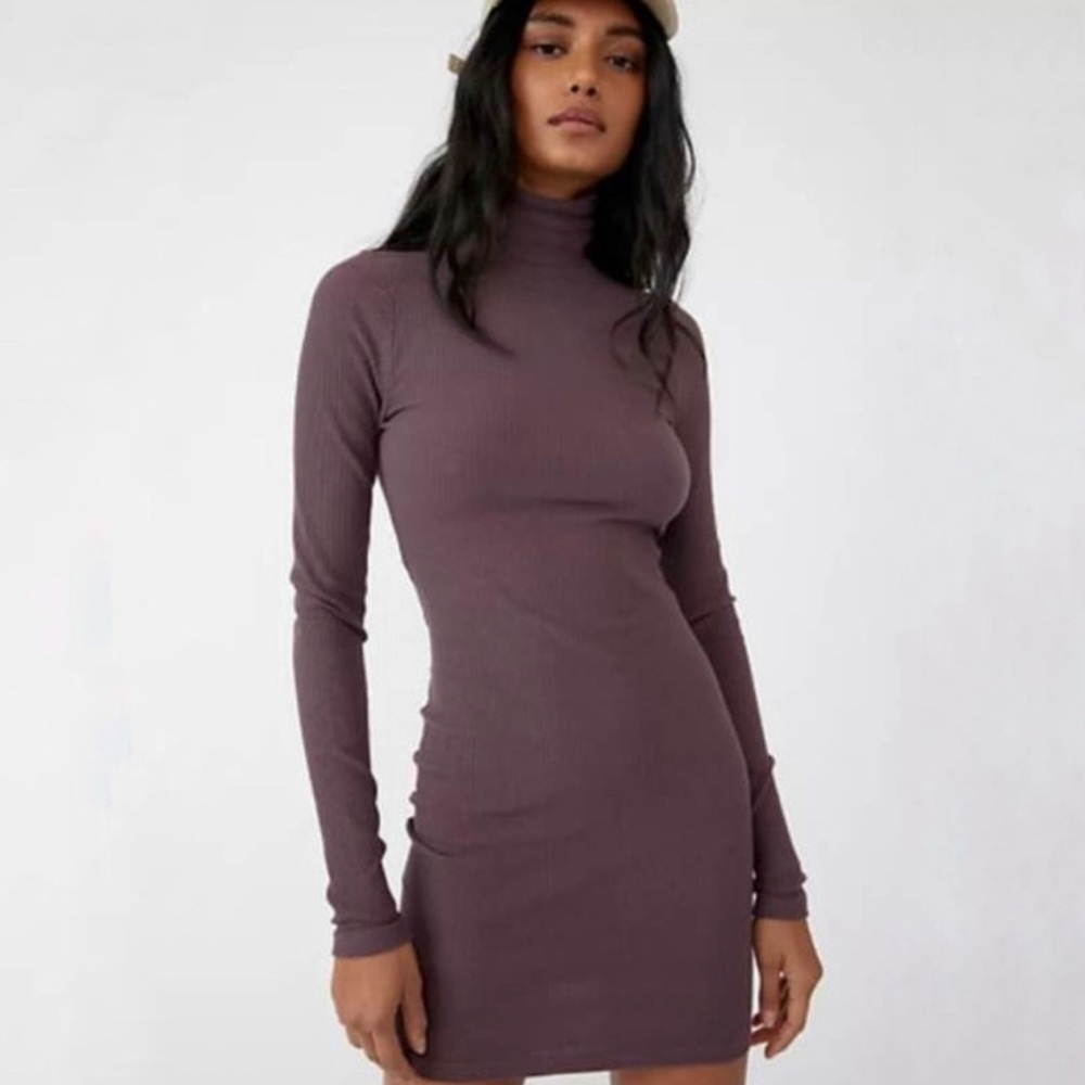 Free People Beach Around Town Purple Mini Dress
